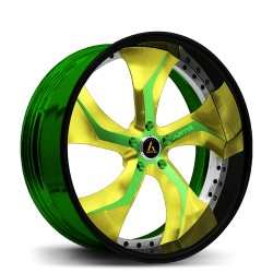 Artis Forged custom built wheel Bully 
