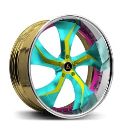 Artis Forged custom built wheel Bully 