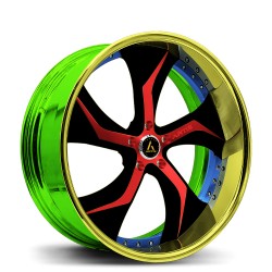 Artis Forged custom built wheel Bully 