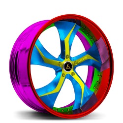 Artis Forged custom built wheel Bully 