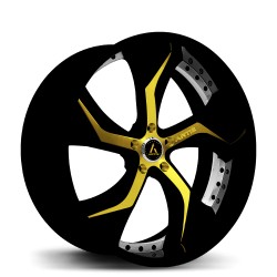 Artis Forged custom built wheel Bully 