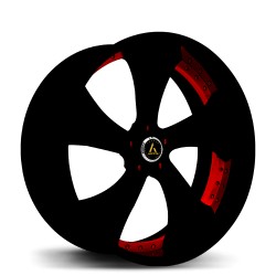 Artis Forged custom built wheel Bully 