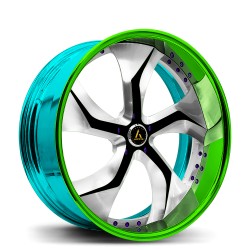 Artis Forged custom built wheel Bully 