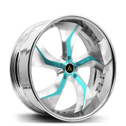 Artis Forged custom built wheel Bully 