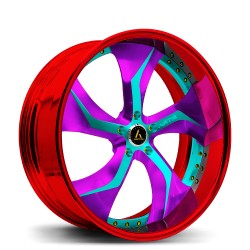 Artis Forged custom built wheel Bully 