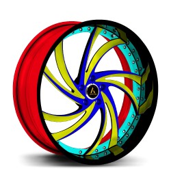 Artis Forged custom built wheel Twister-M 