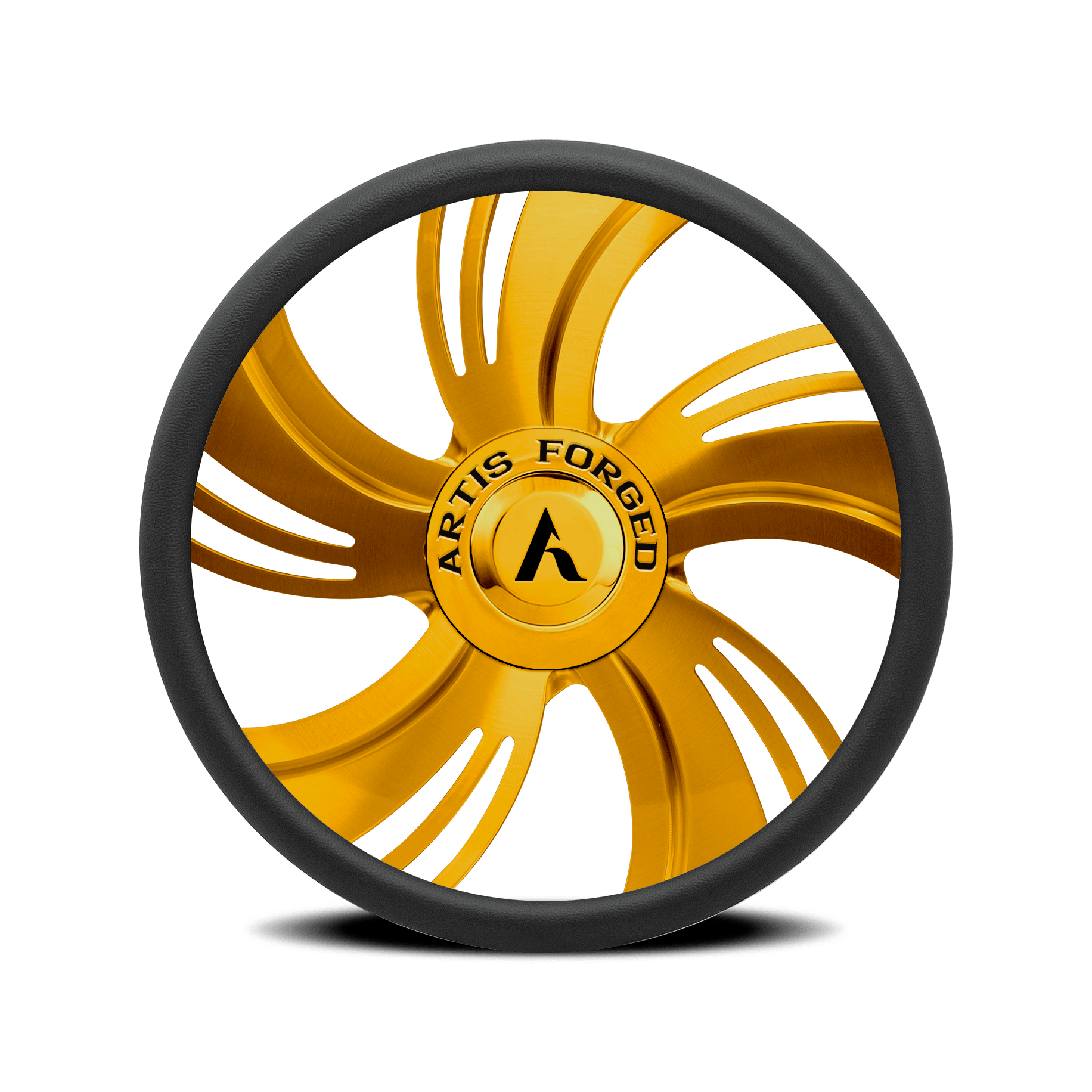 Avenue Steering Wheel Gold
