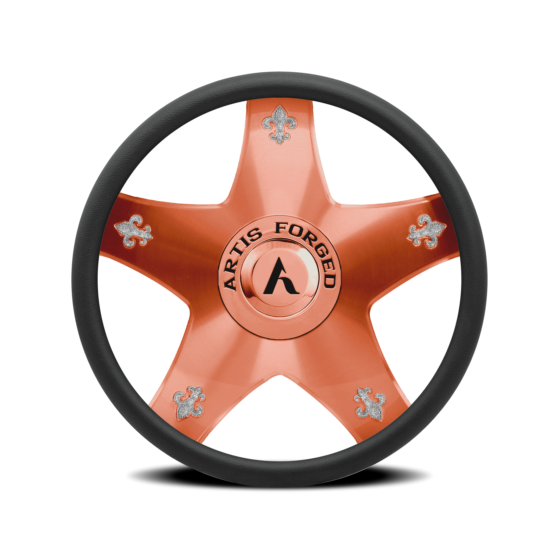 Cashville Steering Wheel Rosegold