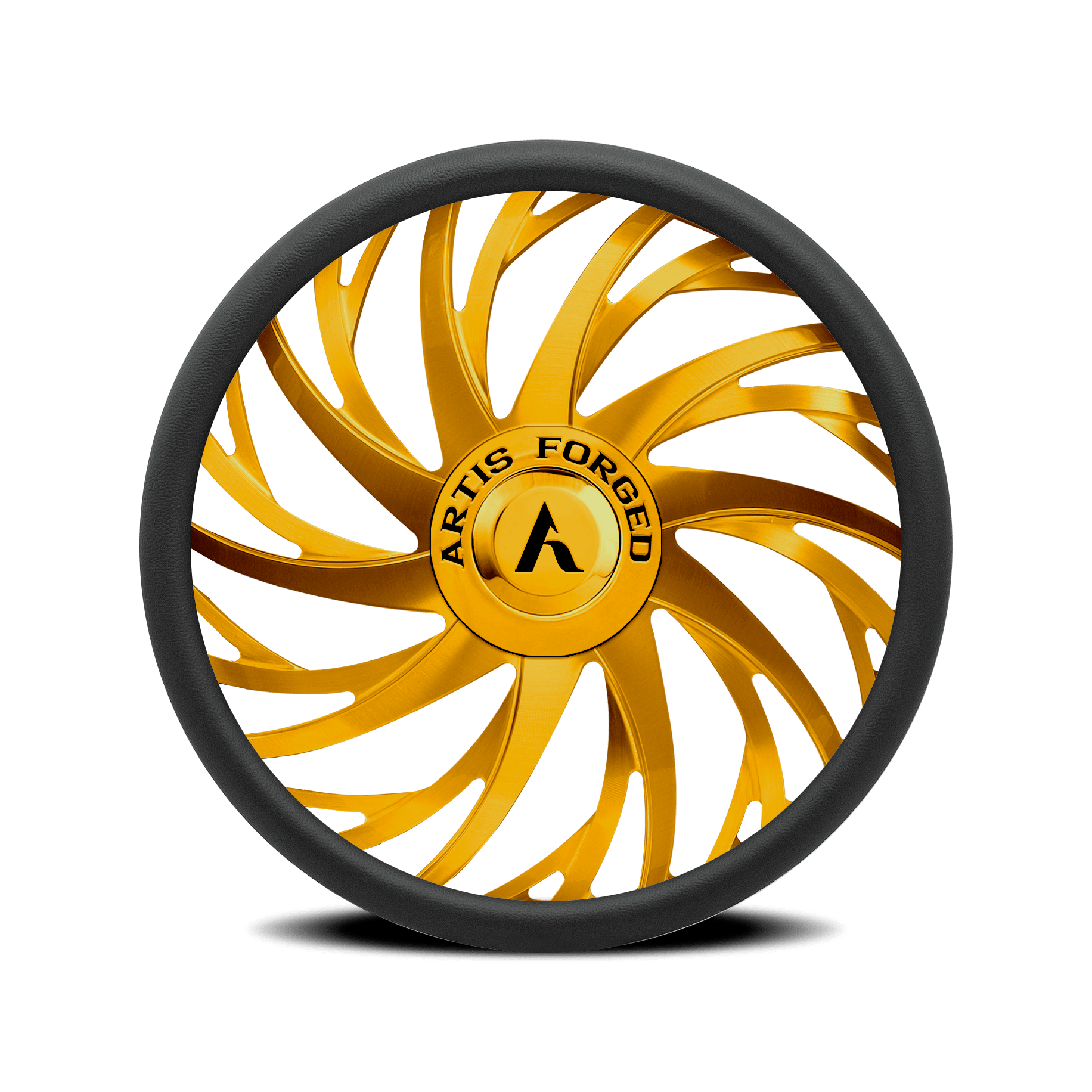 Decatur Steering Wheel Gold