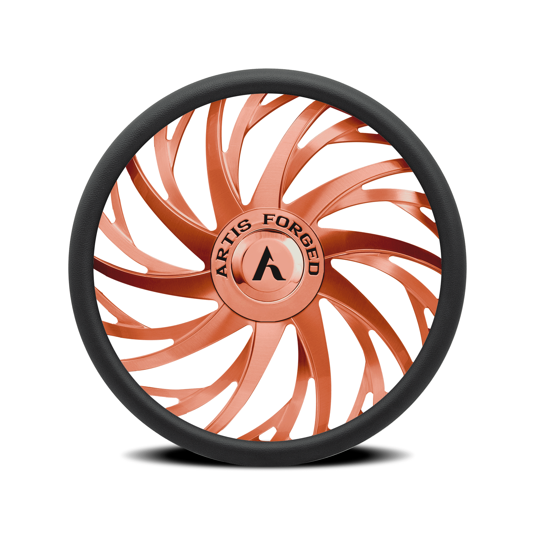 Decatur Steering Wheel Rosegold