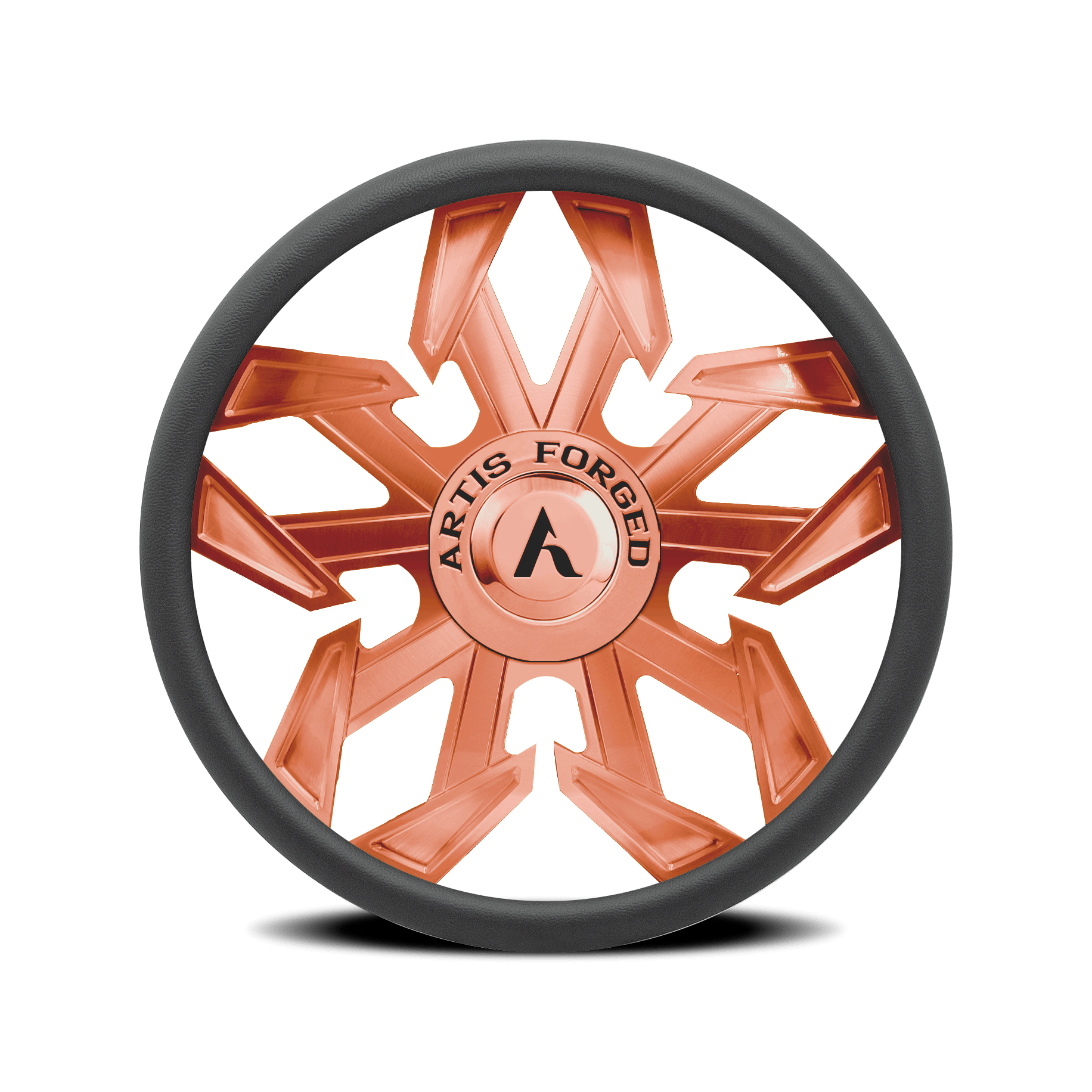 Lafayette Steering Wheel Rosegold