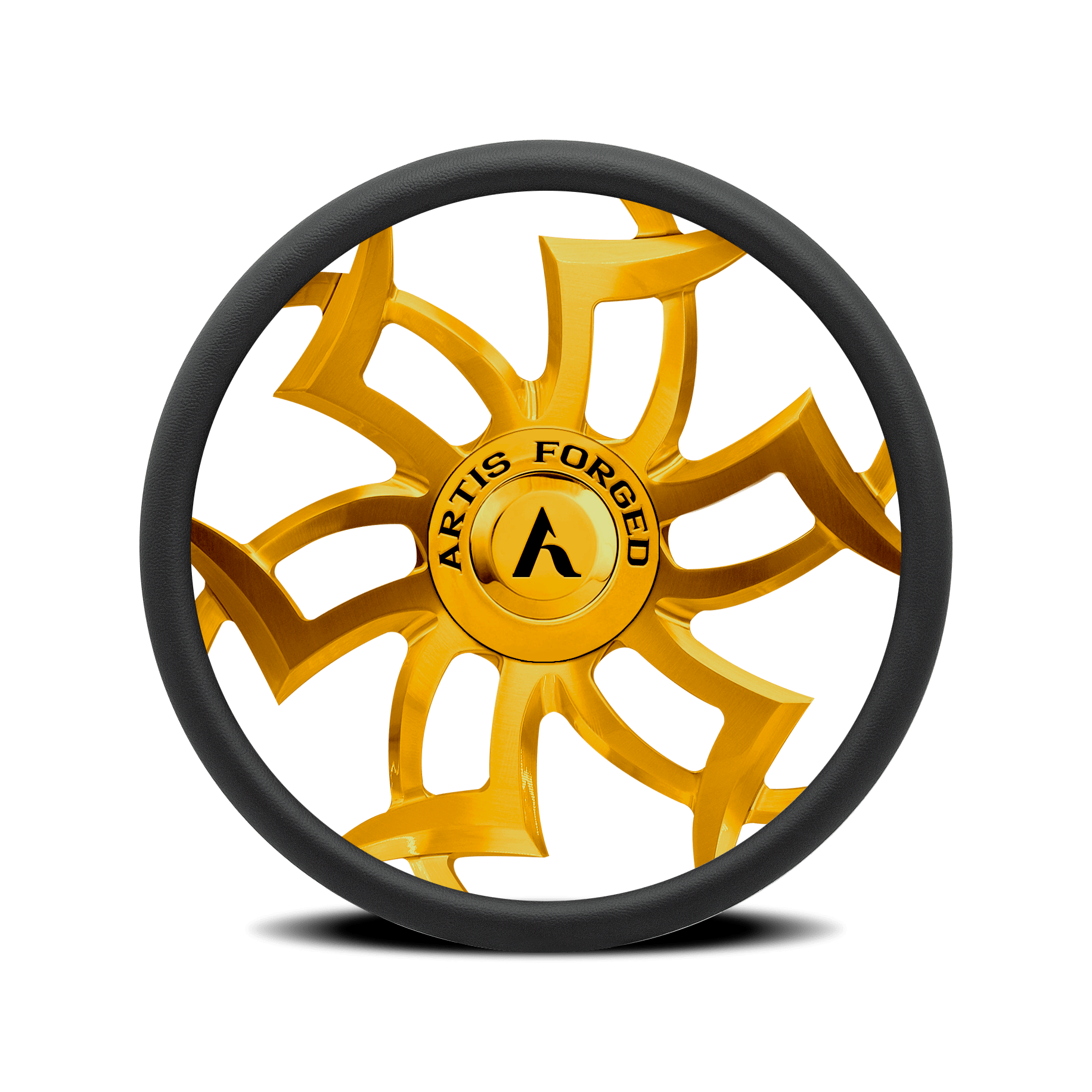 Medusa Steering Wheel Gold