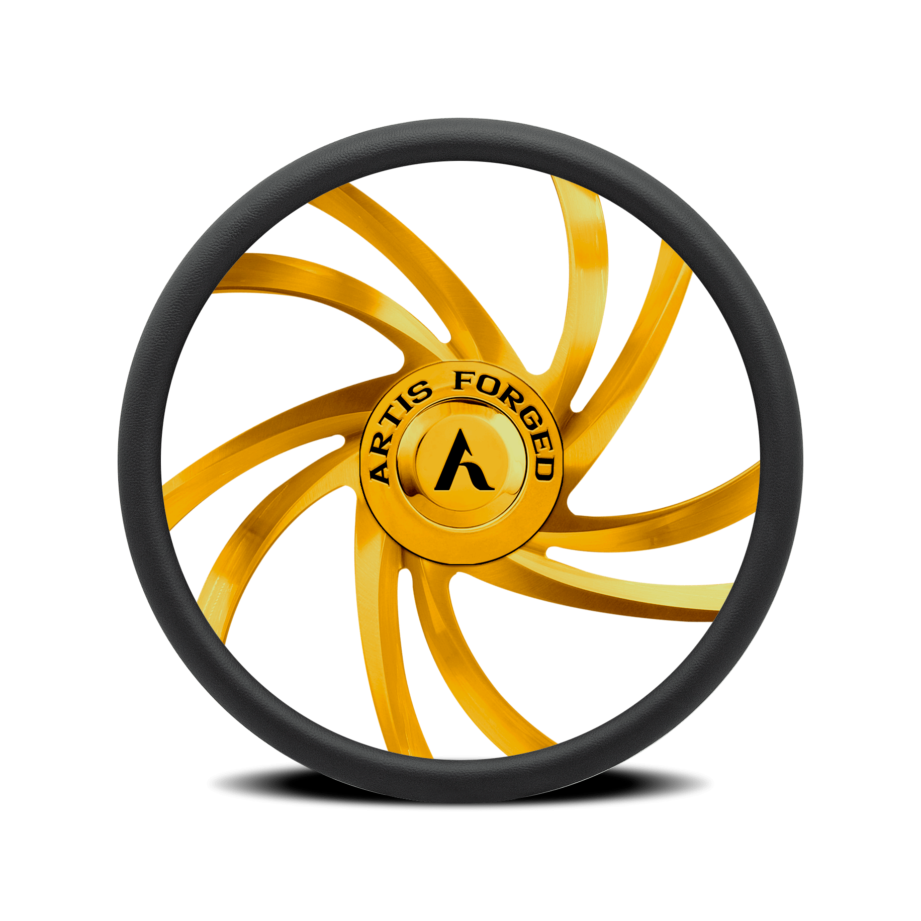 Twister Steering Wheel Gold