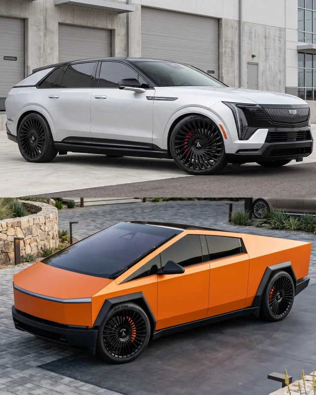 Which You Choosing!?
Escalade IQ on Juicy XL / Cybertruck on Radiante XL

#artiswheels #forgedwheels #customwheels #cybertruck #escalade